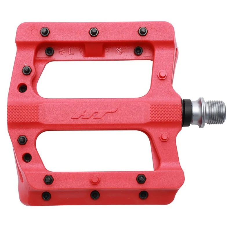 Pedali flat HT PA01A - Rosso
