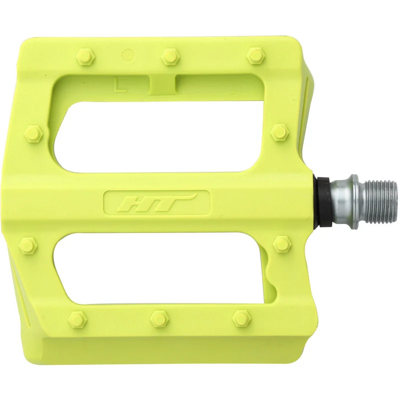 Pedali flat HT PA12A - Lime