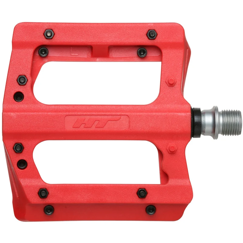 Pedali flat HT PA12A - Rosso