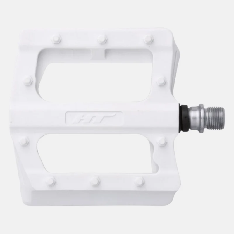 Pedali flat HT Nano-P PA12 - Bianco