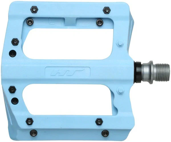 Pedali flat HT PA12A - Azzurro