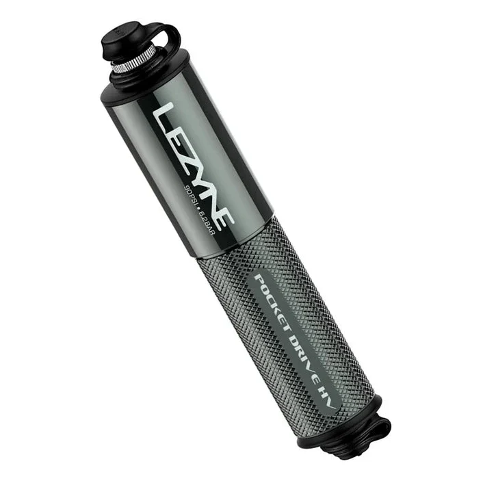 Mini-pompa aria Lezyne Pocket Drive Hv - Grigio