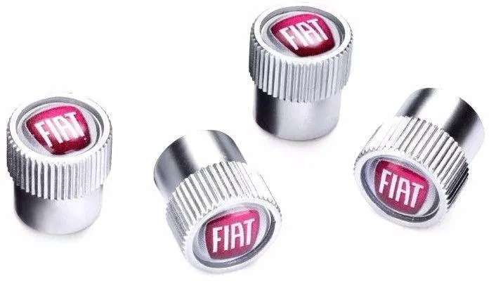Valve Caps - Silver - Fiat