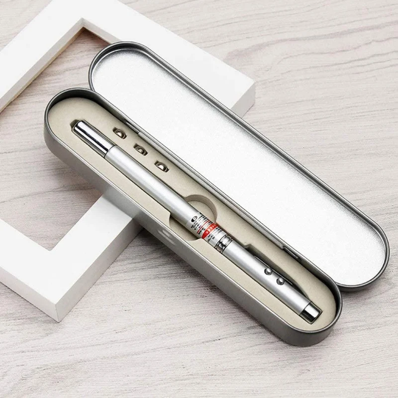 Telescopic Pointer Pen- 5 in 1 Multifunction Retractable Pointer Pen