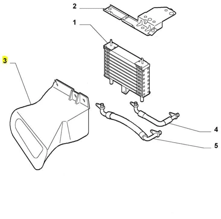 Oil Cooler Air Scoop - 147 GTA