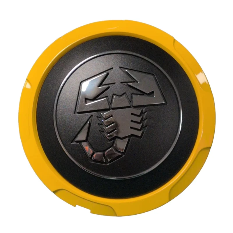 Centre Cap (Mustard Yellow) - Abarth 500/595/695 & Punto Evo