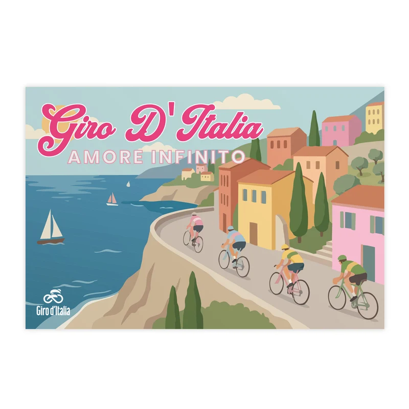 Cartolina Giro d'Italia Amore Infinito