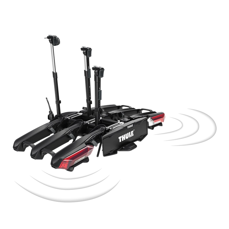 Portabici da installare sul gancio di traino Thule Epos ParkSecure 91cm - Nero