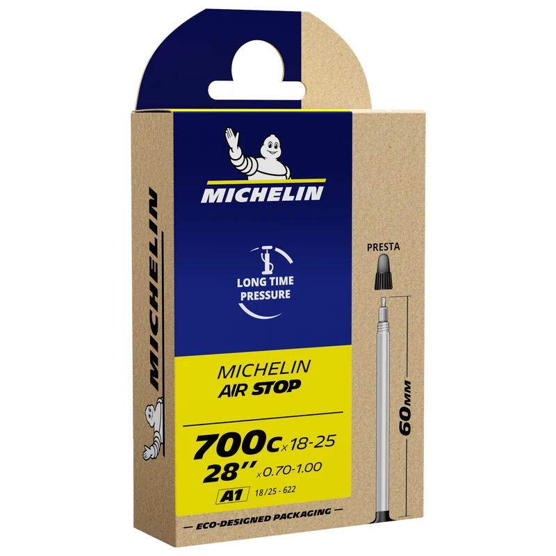Camera d'aria Michelin Air Stop 700x18/25 - Valvola 60 mm