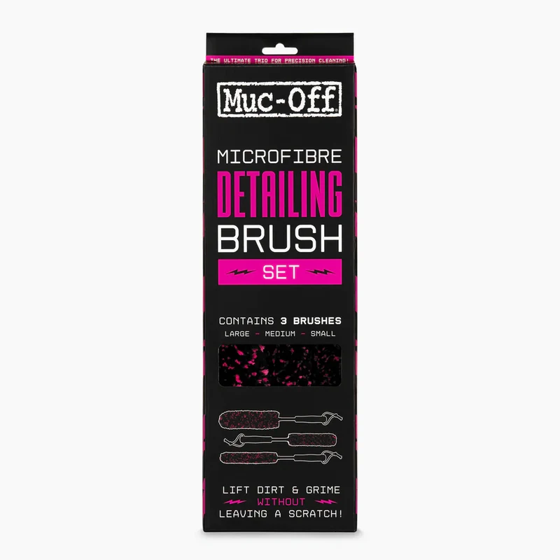 Set spazzole microfibra Muc-off Detailing