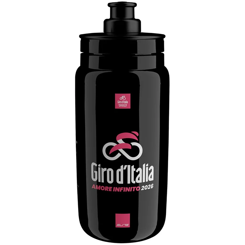Borraccia Elite Fly Giro d'Italia 2026 Map - Nero