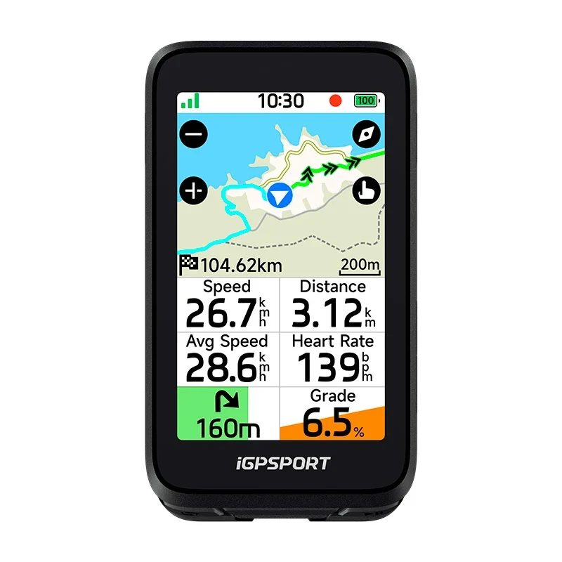 Ciclocomputer gps iGPSPORT BiNavi Air - Nero