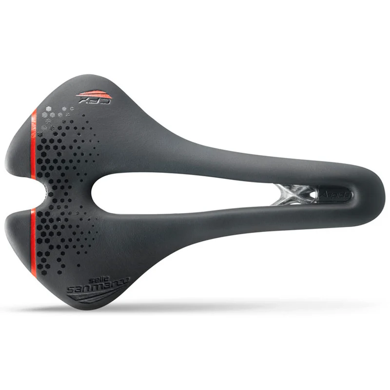 Sella San Marco Aspide Short Open-Fit CFX Wide - Nero rosso