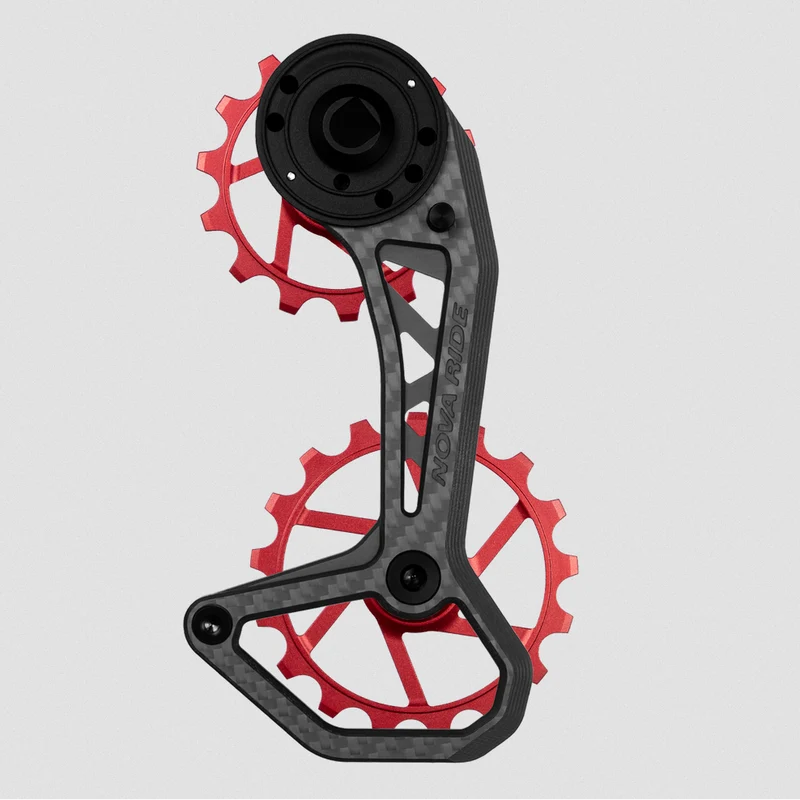 Sistema Pulegge Nova Ride CCD EVO Sram AXS 12v - Rosso