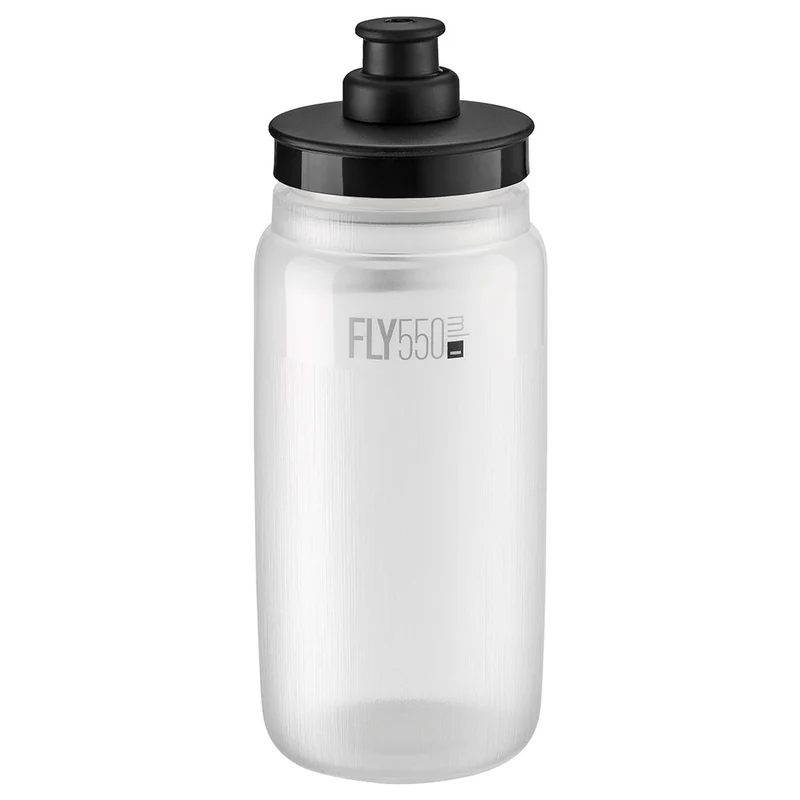 Borraccia Elite Fly Tex 550ml - Trasparente nero