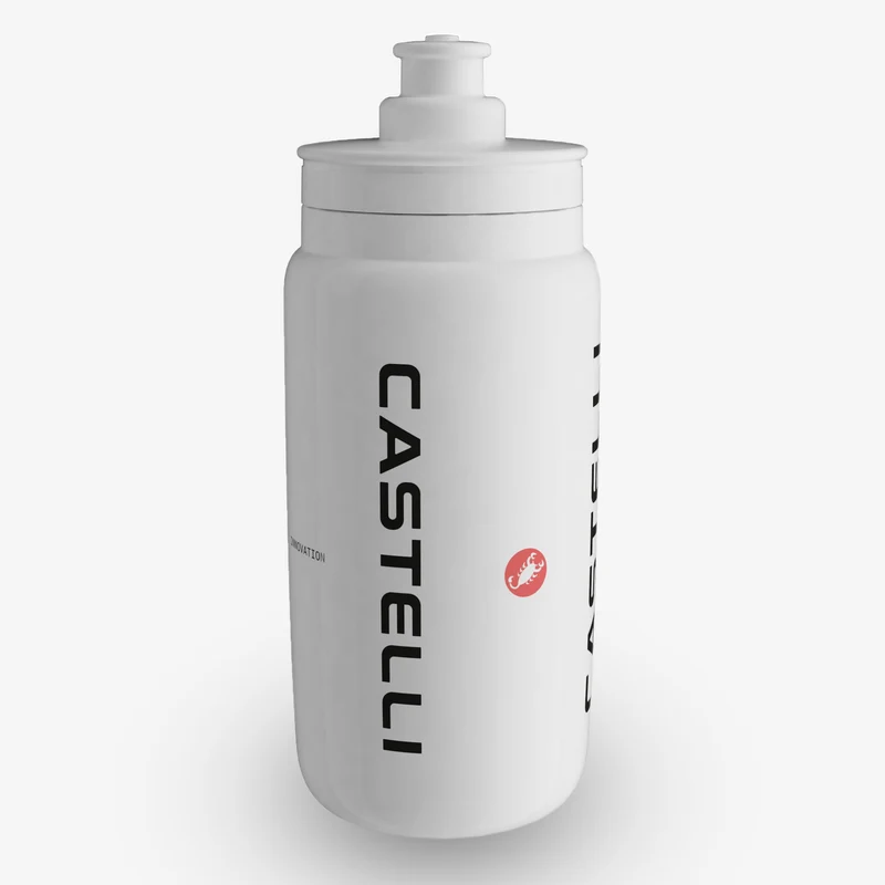 Borraccia Castelli Logo - Bianco