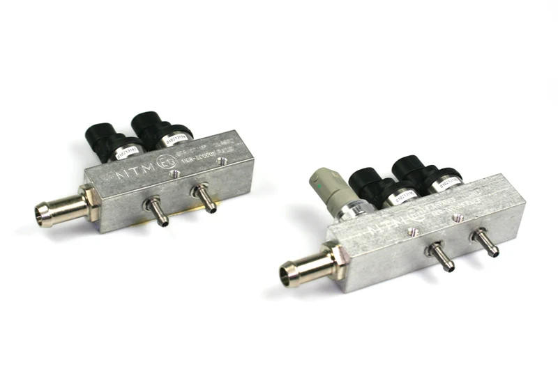 BRC rail iniettore 4 cilindri BOXER (2x2) IN03 incl. sensore pressione, giallo