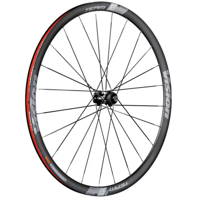 Ruota anteriore Vision Team 30 Disc CL - Nero