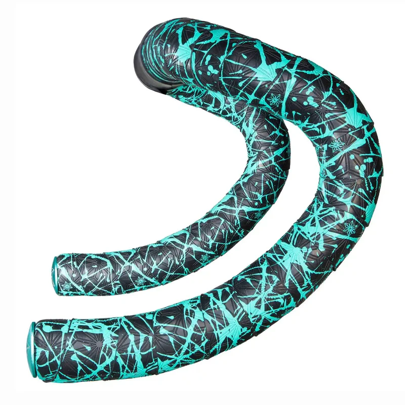 Nastro Manubrio Supacaz Super Sticky Kush Splat - Celeste