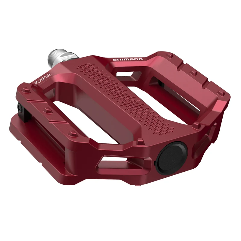 Pedali Shimano PD-EF202 Flat - Rosso
