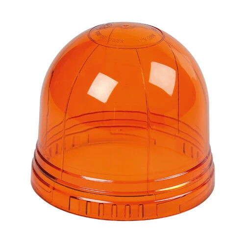 Lampa Calotta ricambio per luce di segnalazione art. 72997 / 72998 / 73007 - 132 mm - Arancio 72931