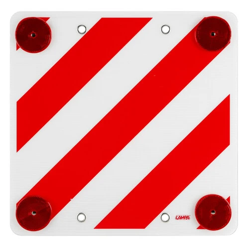 Lampa Pannello di segnalazione carico sporgente - Polietilene - Catarifrangenti omologati 66104