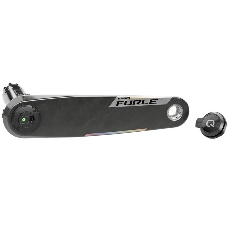 Pedivella sinistra con sensore di potenza Sram Force AXS E1 DUB - Nero