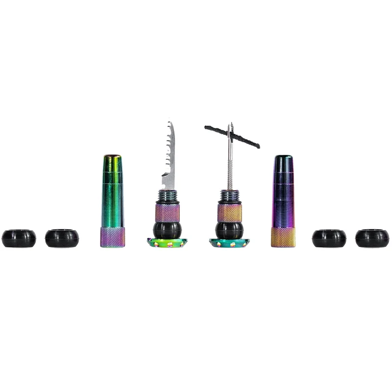 Kit riparazione tubeless per manubrio Muc-Off Stealth - Iridescente