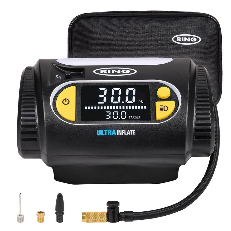 Ring Compressore digitale 12V con luce led UltraInflate 30