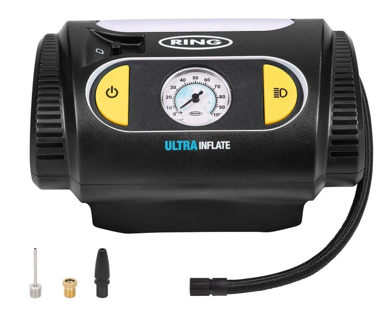 Ring Compressore analogico 12V con luce led UltraInflate 10