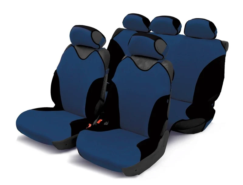 Cora Serie completa coprisedili Turbo blu/nero