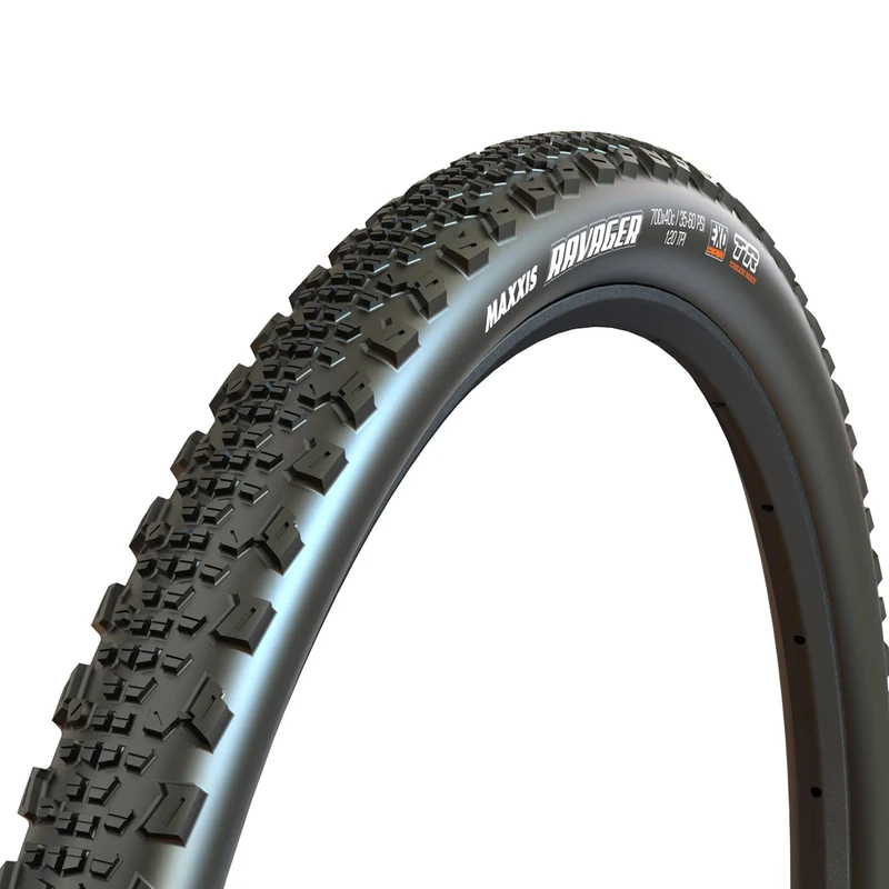 Copertone Maxxis Ravager TR Silkshield 60TPI pieghevole - 700 x 45C - Nero