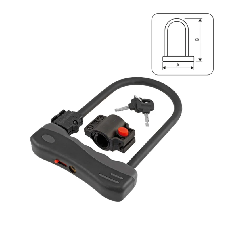 Lucchetto Wag U-LOCK 12 Large - Nero