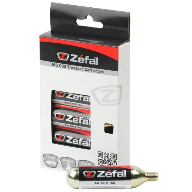 Bombolette CO2 Zefal 16g - 6 pezzi