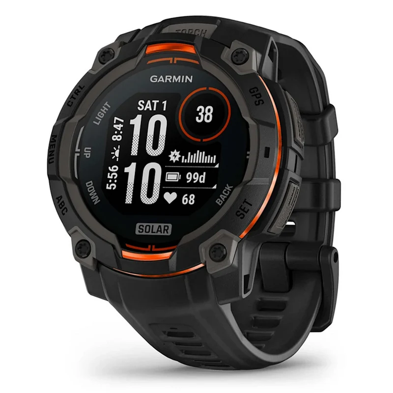 Garmin Instinct 3 45mm Solar - Nero