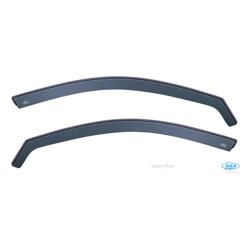 DGA Deflettori aria ant incastro tipo lungo Opel Crossland X 06/17>