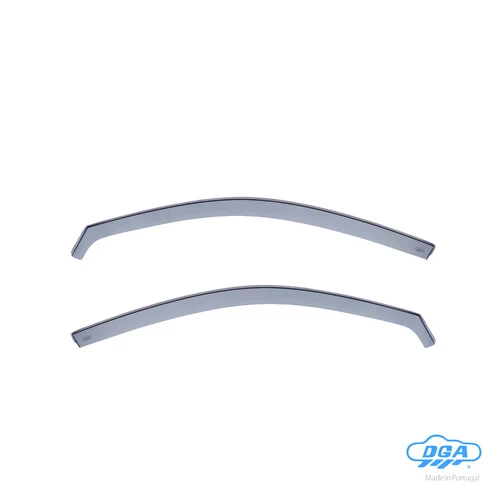 DGA Set deflettori aria anteriori ad incastro tipo lungo Audi A3 3p 09/12>11/19