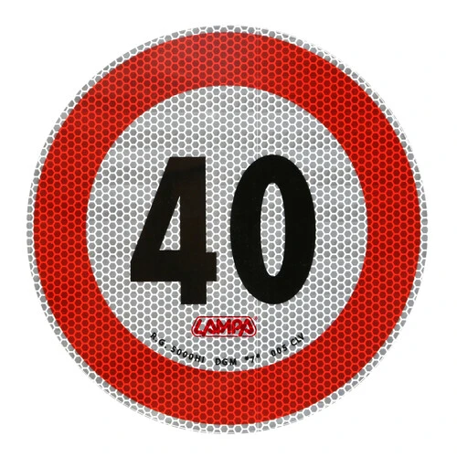 Lampa Contrassegno limite velocita' - 40 Km/h 97935