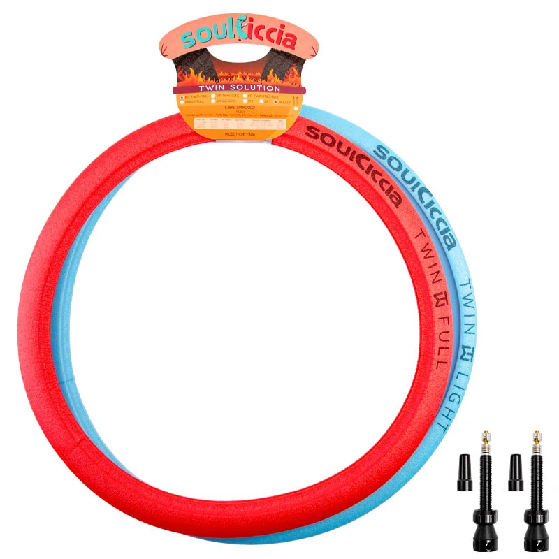 Soulciccia (Kit) 27,5"x43mm Twin Full+Light (2 Pezzi) + 2 Valvole TBL