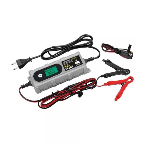 Lampa Amperomatic Digit Pro, caricabatteria intelligente, 12V - 4,2A 70209