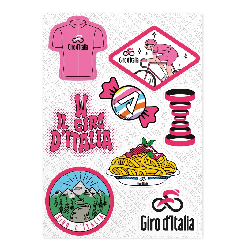 Set Adesivi Giro d’Italia 2025
