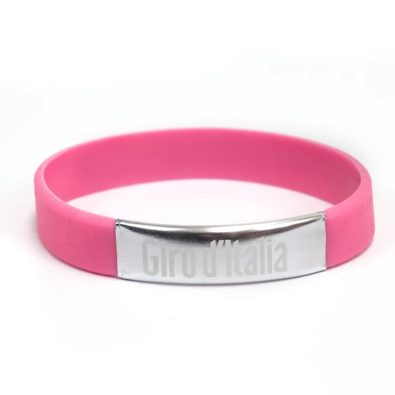 Bracciale in silicone con targhetta Giro d'Italia