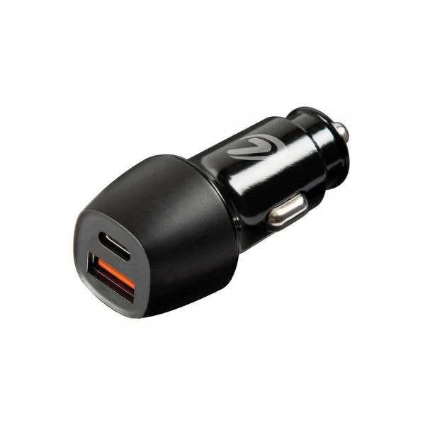 Lampa Usb Power Tec, caricabatteria 2 porte Usb Ultra Fast Charge 18W 12/24V 38718