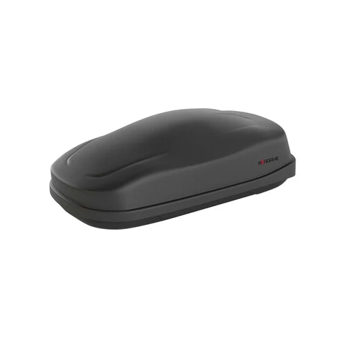 Nordrive Box 480, box tetto in ABS, 480 litri - Nero goffrato N60045