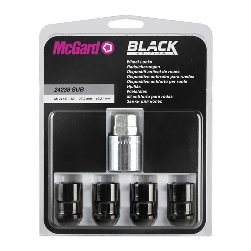 McGard Dadi conici, kit 4 pz - Black Edition - F170