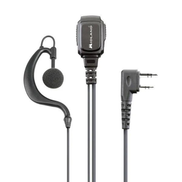 Midland MA21 LK Pro, auricolare con microfono 2 pin Kenwood