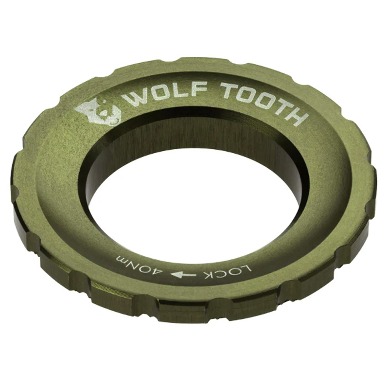 Ghiera Centerlock WolfTooth - Verde scuro