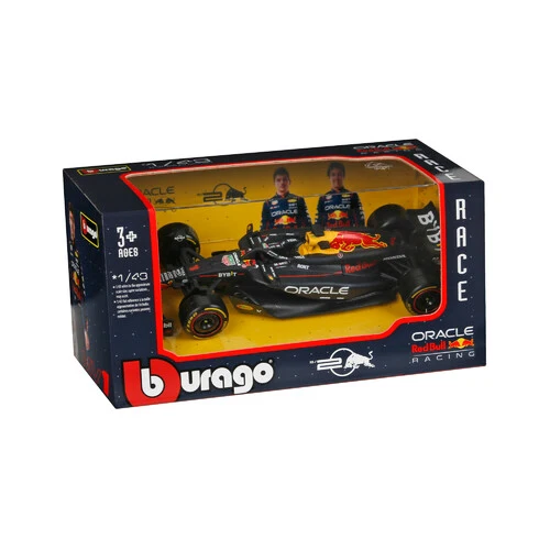 Burago Auto F1, Red Bull Racing RB19 Verstappen, Burago, scala 1:43, scatola vetrina