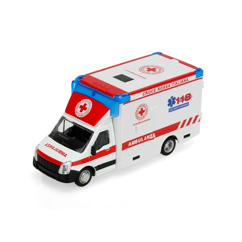 Burago Ambulanza con barella, Burago, scala 1:43