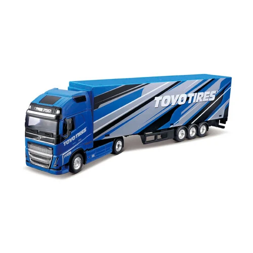 Burago Collezione 6 camion con semirimorchio, Burago, scala 1:43